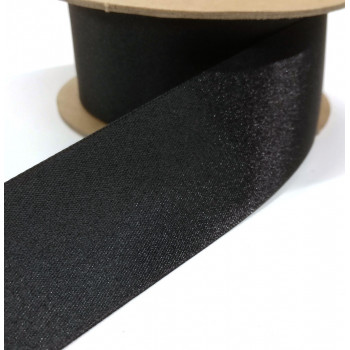 Recycling-Satinband 35 mm schwarz