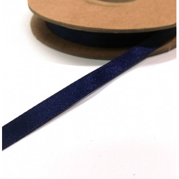 Recycling-Satinband 7 mm navy