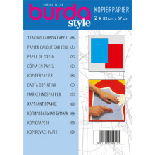Kopierpapier blau/rot