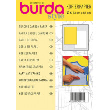 Kopierpapier weiß/gelb