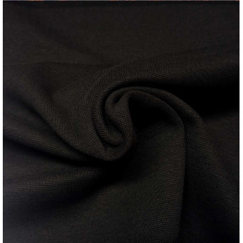 Bündchen breit jet black