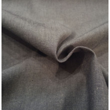 Chambray-Webstoff grau
