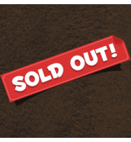 Reststück 55 cm Plüsch dunkelbraun