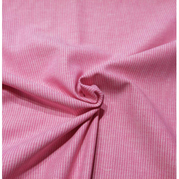Popeline Leinenoptik rosa