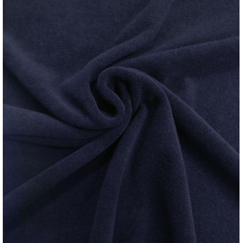 Strickfrottee navy blazer