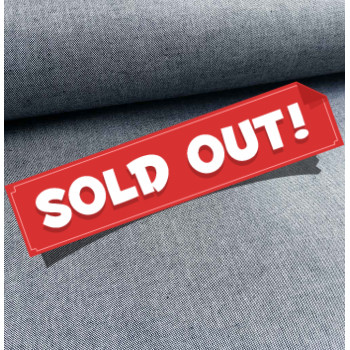 Canvas jeansblau 2. Wahl - Reststücke