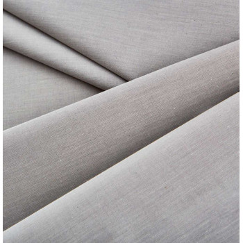 Chambray-Popeline natur/anthrazit