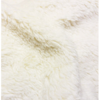 Plüsch naturweiß