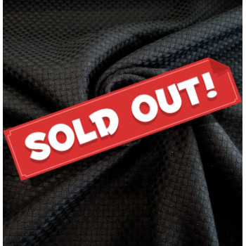 Reststück 85 cm Strukturbindung schwarz