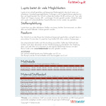 Schnittmuster Kleid Lupita
