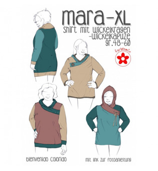 Schnittmuster Plus-Size-Shirt/Longshirt Mara XL