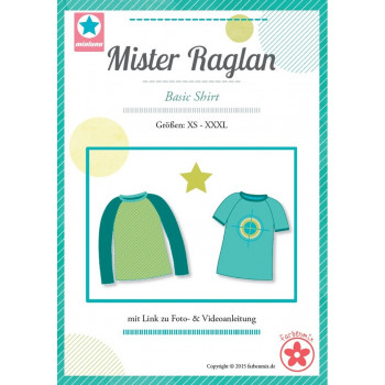 Schnittmuster Herren-Shirt "Mister Raglan"