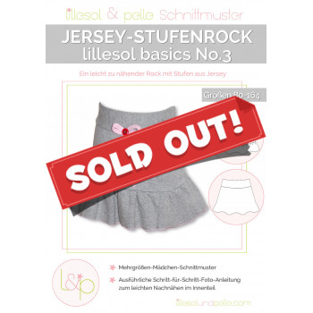 Schnittmuster Kinder-Jersey-Stufenrock