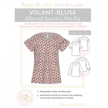 Schnittmuster Kinder-Volantbluse