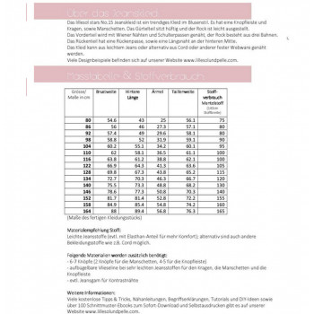 Schnittmuster Kinder-Jeanskleid