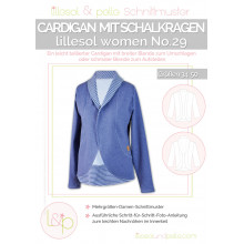 Schnittmuster Damen-Cardigan mit Schalkragen
