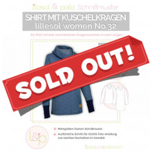 Schnittmuster Damen-Shirt mit Kuschelkragen 