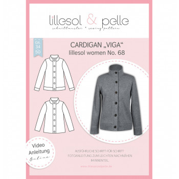 Schnittmuster Damen-Cardigan Viga
