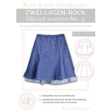 Schnittmuster Women Zwei-Lagen-Rock