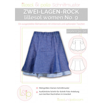 Schnittmuster Women Zwei-Lagen-Rock