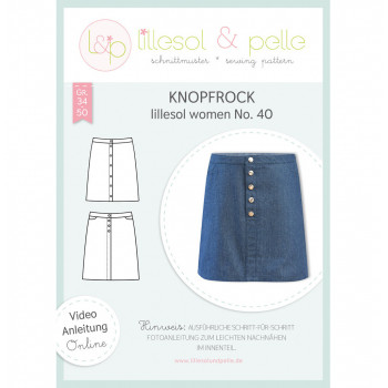 Schnittmuster Damen-Knopfrock