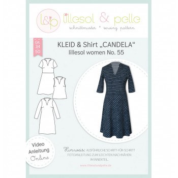 Schnittmuster Damenkleid und -shirt Candela