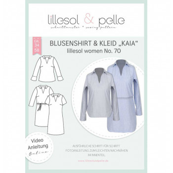 Schnittmuster Damen-Blusenshirt & -kleid Kaia