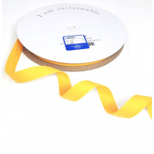 Fischgrätband Recycling-Polyester 12 mm goldgelb