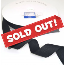 Fischgrätband Recycling-Polyester 18 mm schwarz