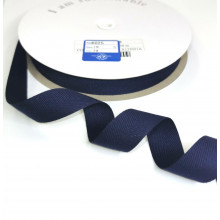 Fischgrätband Recycling-Polyester 18 mm marine