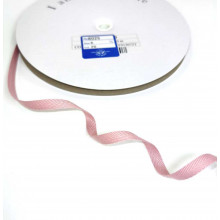 Fischgrätband Recycling-Polyester 6 mm altrosa
