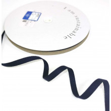 Fischgrätband Recycling-Polyester 6 mm marine