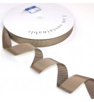 Ripsband Recycling-Polyester 15 mm schlamm