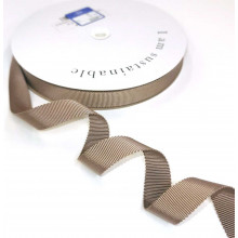 Ripsband Recycling-Polyester 15 mm schlamm