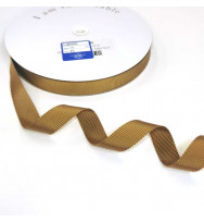 Ripsband Recycling-Polyester 15 mm gold