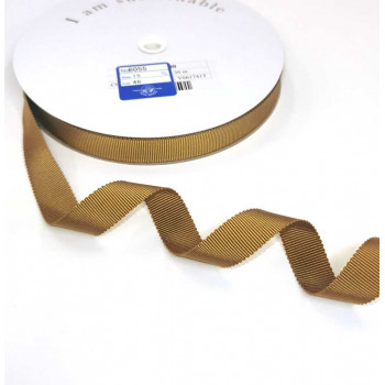 Ripsband Recycling-Polyester 15 mm gold