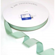 Ripsband Recycling-Polyester 15 mm salbei