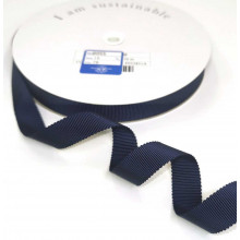 Ripsband Recycling-Polyester 15 mm marine