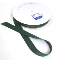 Satinband Recycling-Polyester 15 mm dunkelgrün