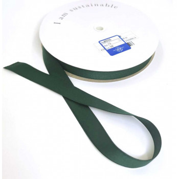 Satinband Recycling-Polyester 15 mm dunkelgrün