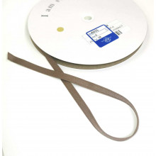 Satinband Recycling-Polyester 6 mm schlamm