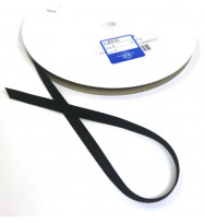 Satinband Recycling-Polyester 6 mm schwarz