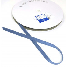 Satinband Recycling-Polyester 6 mm rauchblau