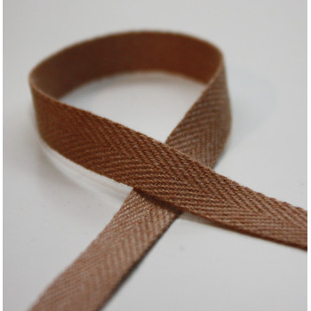 Fischgrätband 10 mm braun