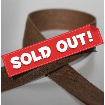 Satinband 15 mm braun