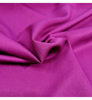 Feiner Viskose-Twill Uni orchid