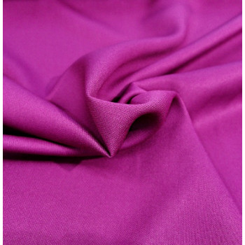 Feiner Viskose-Twill Uni orchid