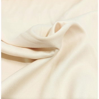 Feiner Viskose-Twill Uni creamy white