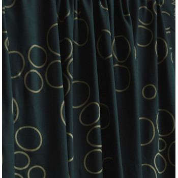 Feiner Viskose-Twill Circle Around bottle green
