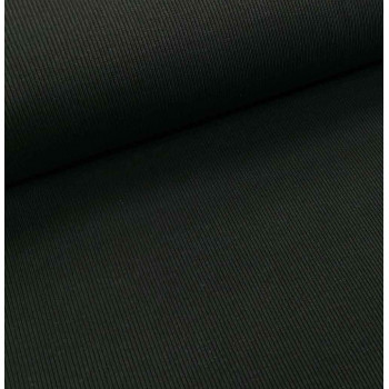 Ripp-Bündchen black